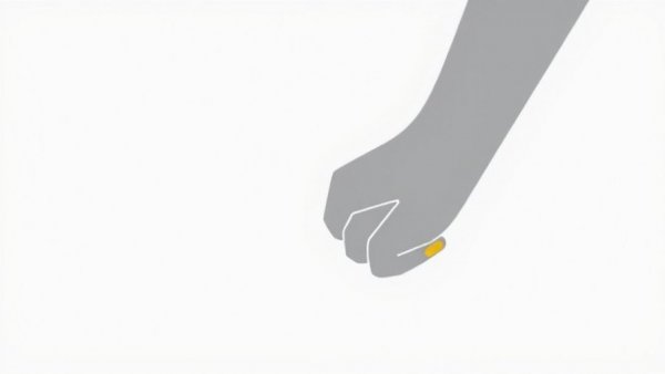 Minimalist symbolic illustration with gray and yellow colors.