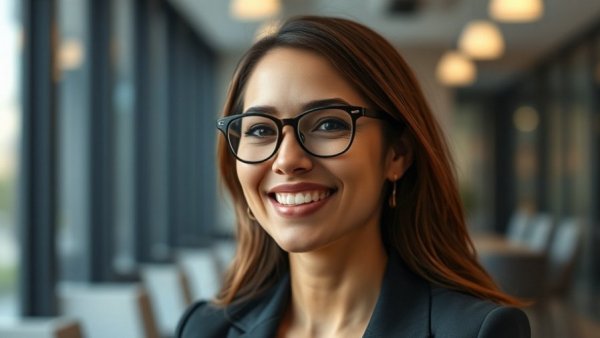 Albertina Torsoli smiling in a professional setting.