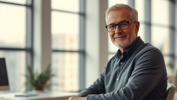 Middle-aged man, named editor of Twin Cities Business, seated indoors.