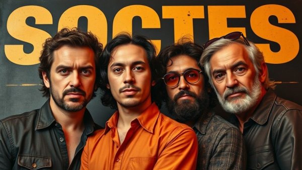 Retro album cover with musicians, December 3 historical milestones.