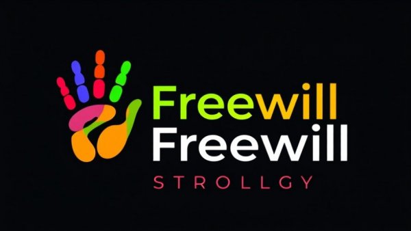 Astrology Insights for Business vibrant logo with colorful handprint.