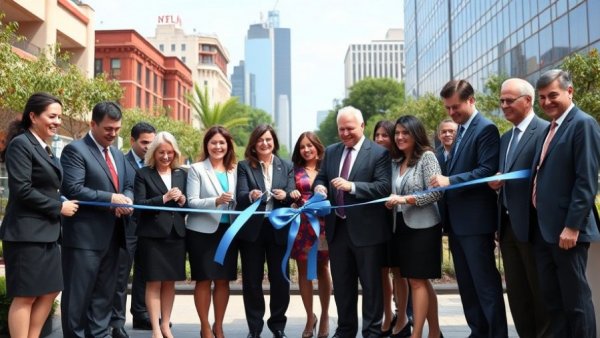 Inauguration ceremony at Joburg youth football field with officials.