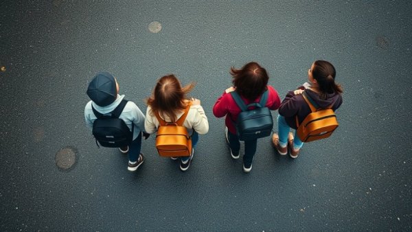 Teenagers walk together, showcasing a Let Grow Experience.