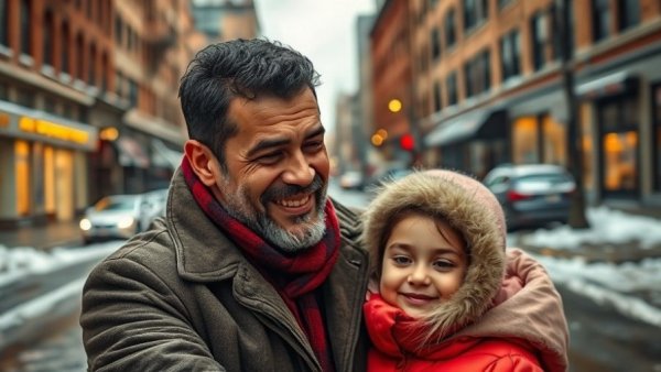 Detroit man's kindness to 6-year-old girl on a snowy street.