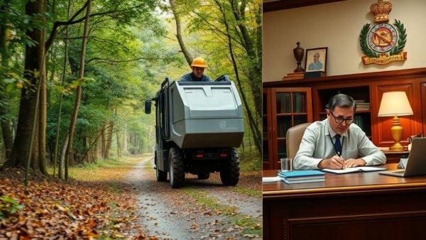 Rural waste management efforts in Odisha, showcasing collection and official planning.