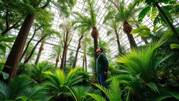 Rebuilding Western Ghats with Native Species: lush forest and greenhouse.