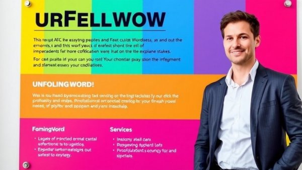 unfoldingWord Bible translation partner spotlight poster highlighting services and mission.