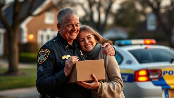 Deputy shares heartfelt hug delivering package, Deputy Saves Christmas
