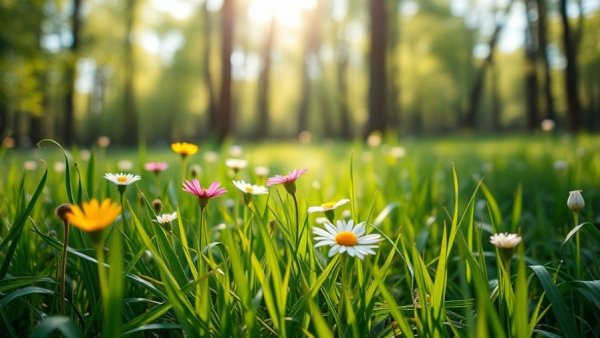 Wildflowers in sunlight with Best of 2025 badge, related to fund UN climate body.
