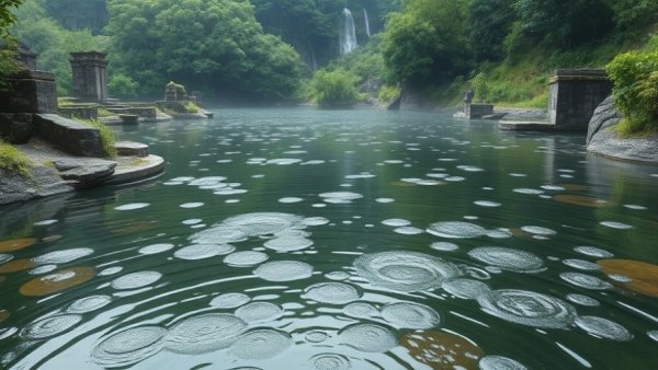 Budbudyachi Talli Lake with bubbling waters and ancient stones.