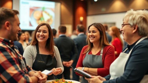Smiling presenters discussing indigenous ingredients in Goa.