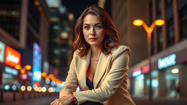 Portrait of a confident woman in magazine cover, transformational leaders in 2026.