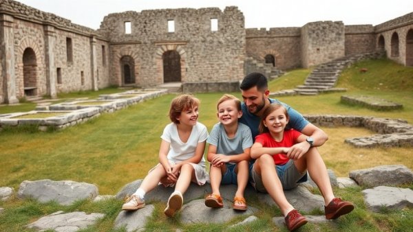 Family exploring ancient ruins, How Parents Can Raise Kids Who Are Curious About Other Cultures