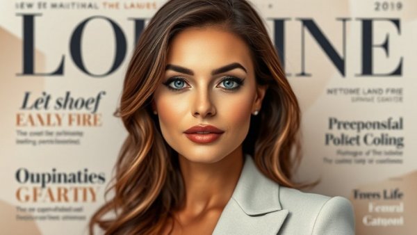 Most transformational leaders 2026: Woman on magazine cover, leading with innovation.