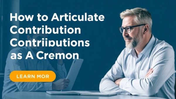 How to Articulate Your Contributions as a Senior Leader