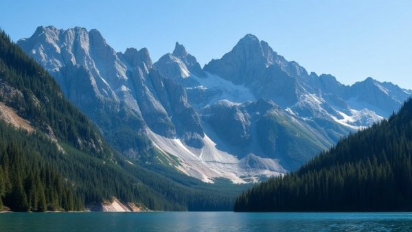 Rocky Mountain National Park history captured with serene mountain and forest view.