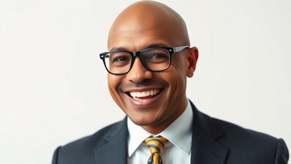 Confident man in formal suit smiling broadly, Investment News managing editor James Rogers.
