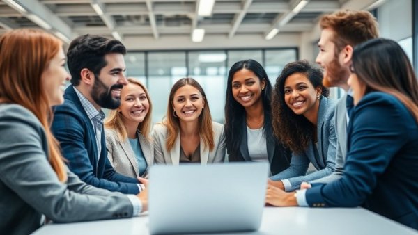Diverse professionals in a meeting demonstrating respect at work.