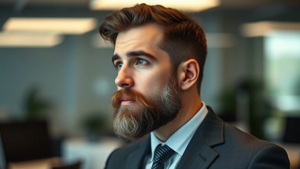 Man in a suit pondering AI and tech wealth insights