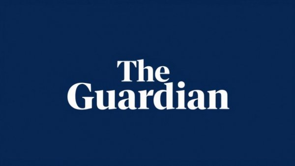 The Guardian logo on dark blue background, related to Payphone Experiment Bridging Political Divides.