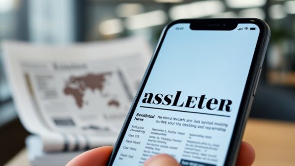 6AM City Business Newsletter displayed on phone with newspapers