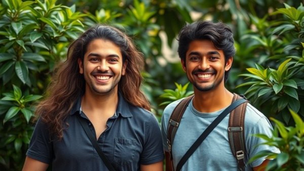 Casual portrait in greenery for top philanthropy stories January 2026