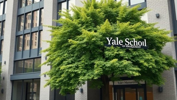Yale School of Management building exterior, highlighting Yale University Free Tuition 2026.