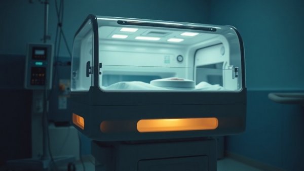 Neonatal incubator glowing in Sierra Leone's new NICU