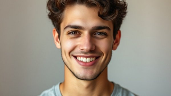 AI regulation newsletter image featuring smiling young adult male.