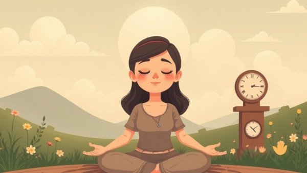 Serene woman meditating with ritual symbols, illustrating the impact of rituals on community well-being.