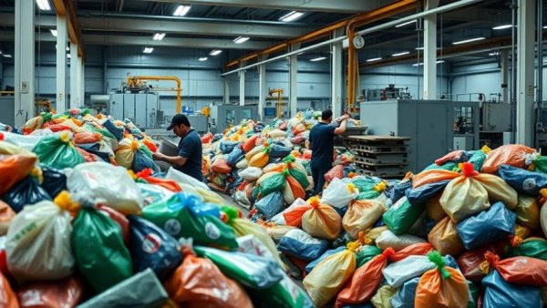 Industrial recycling facility in Romania showing the recycling revolution.