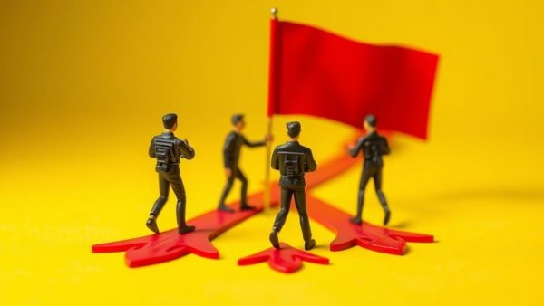 Miniature figures illustrate visibility in the workplace on yellow background.