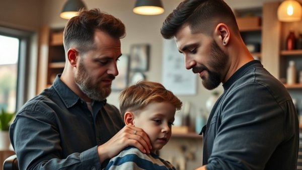 Barber provides sensory-friendly haircut for neurodivergent children.