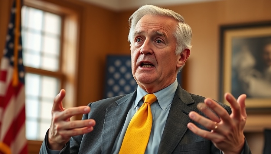 Confident man explaining with gestures in formal meeting.
