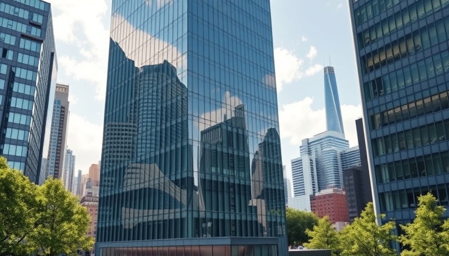 Astera Labs growth symbolized by modern glass office.