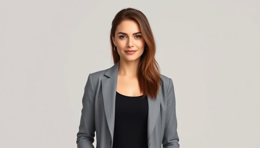 Cordilia James in business attire smiling slightly.