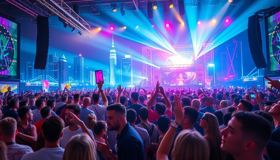Best Livestreamed Entertainment 2025 vibrant event with neon skyline.