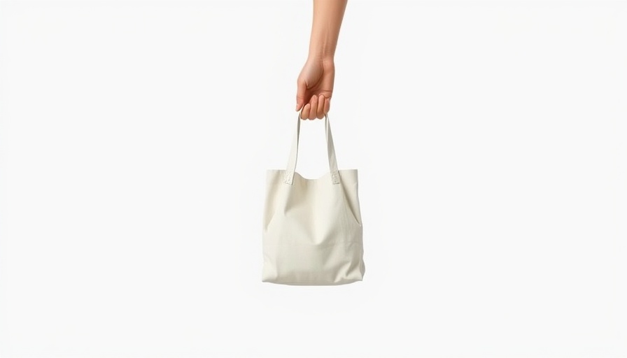 Minimalistic graphic representing Spigen Outdoor Travel Gear with hand and bag.