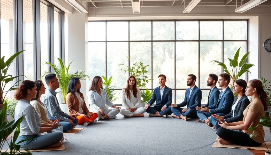 Mindfulness lessons for leadership in an office setting.