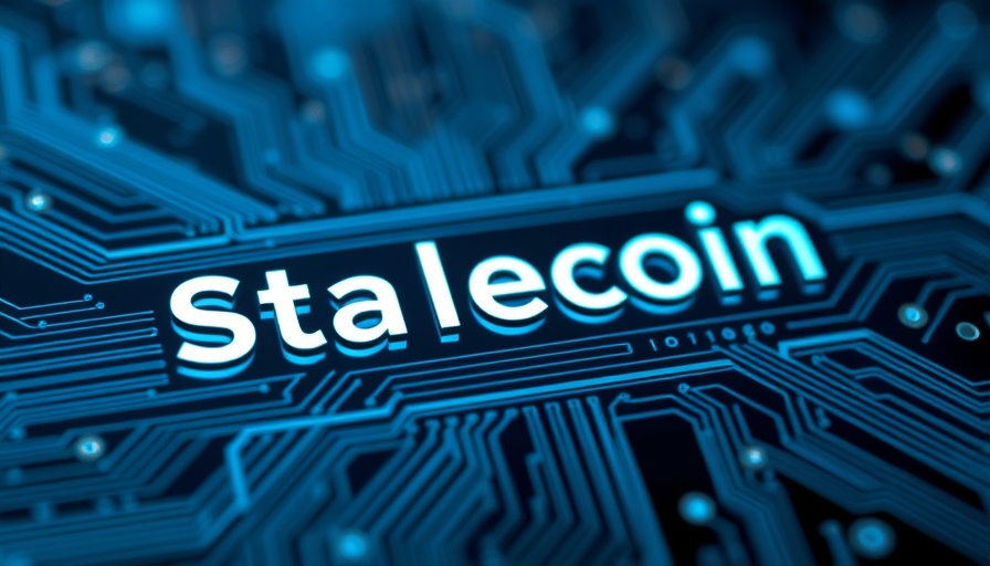 Futuristic stablecoin circuit board, Stablecoin Regulation in the GENIUS Act.