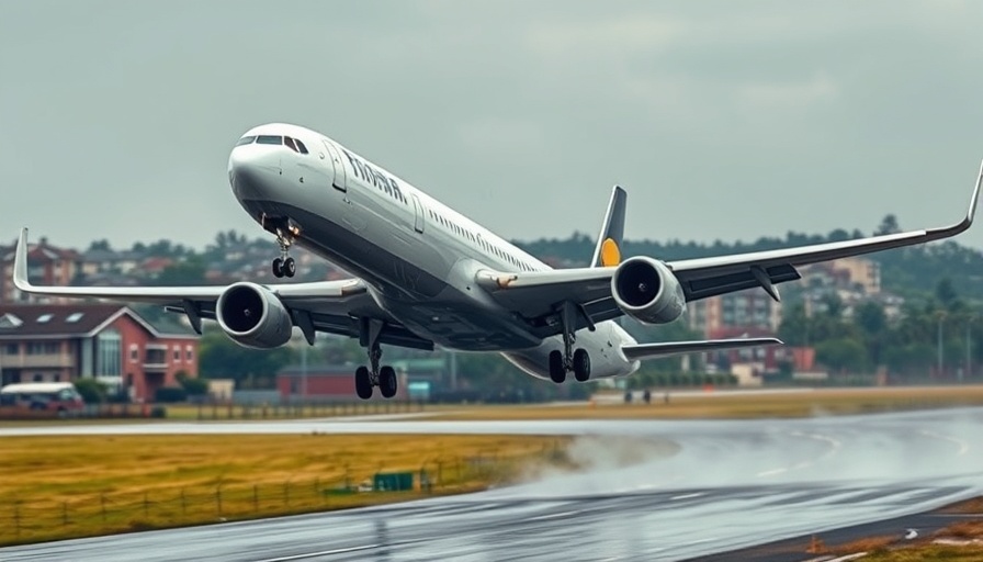 Airplane on runway symbolizing financial advisors helping clients move abroad.