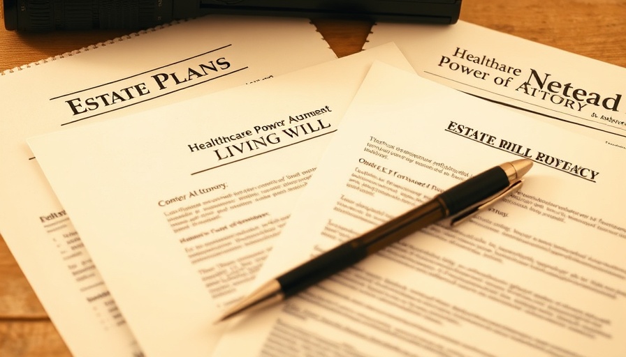 Estate planning documents highlighting young investors lack estate plans.