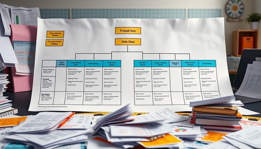 Disorganized chart showing WBS mistakes in project planning.