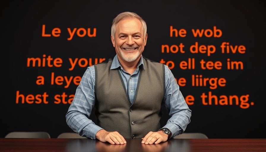 Leadership Lives in the Little Things motivational poster with smiling man.