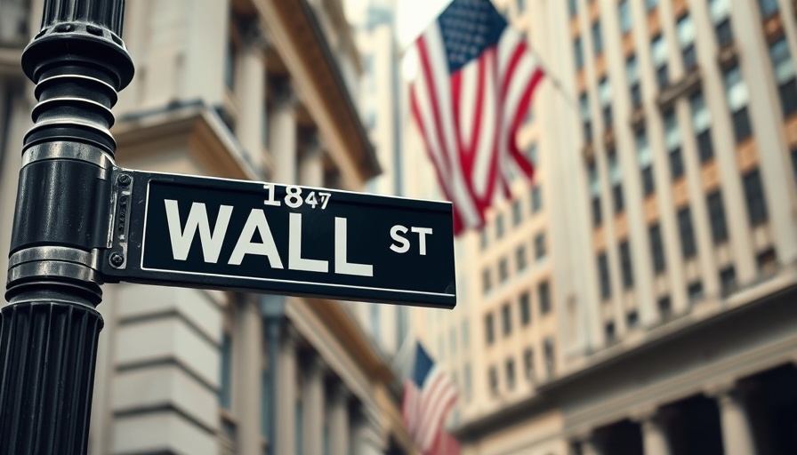 Wall Street sign with American flag in the background symbolizing economic influence.