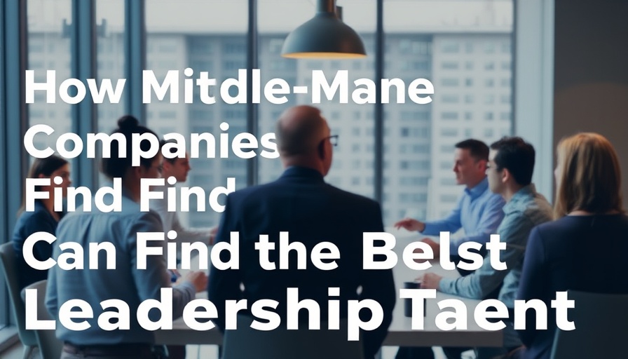 How Middle-Market Companies Can Find the Best Leadership Talent