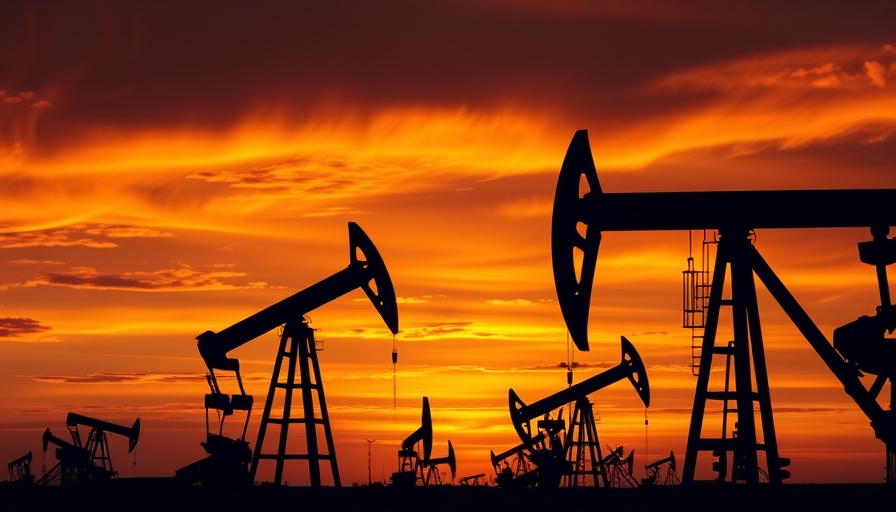 Oil derricks at sunset, symbolizing Energy ETFs investment strategies.