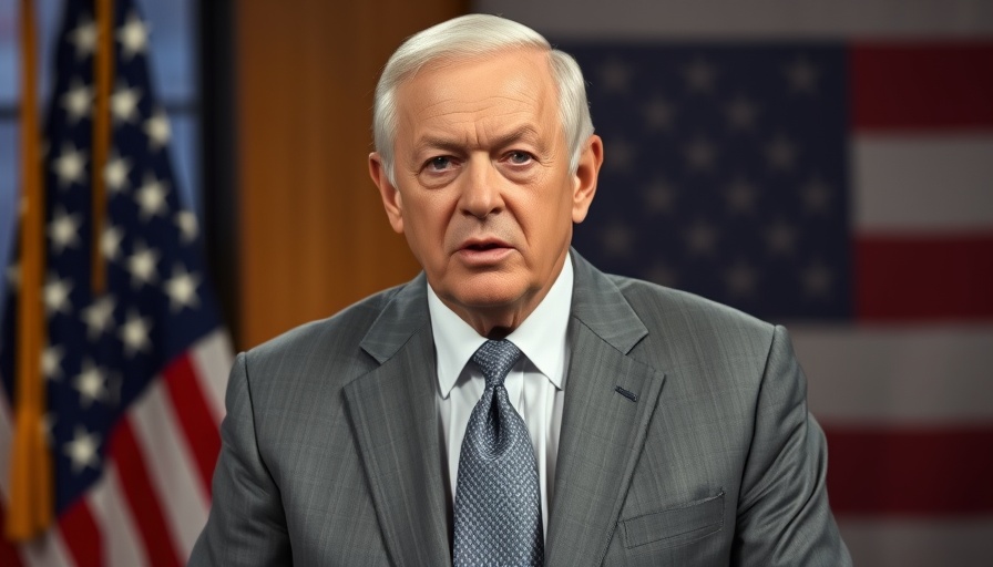 Man in grey suit speaking on TV about Trump economic Russian spigot