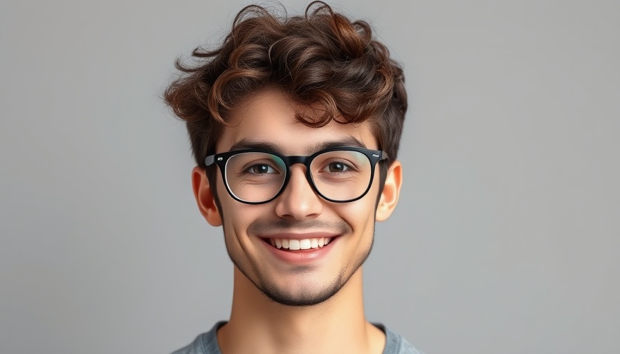 Confident man with glasses smiles, Denny Jacob departing Wall Street Journal