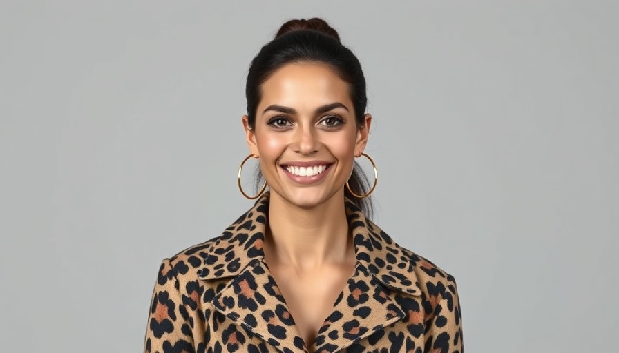 Professional woman smiling, represents employees as consumers of business news.